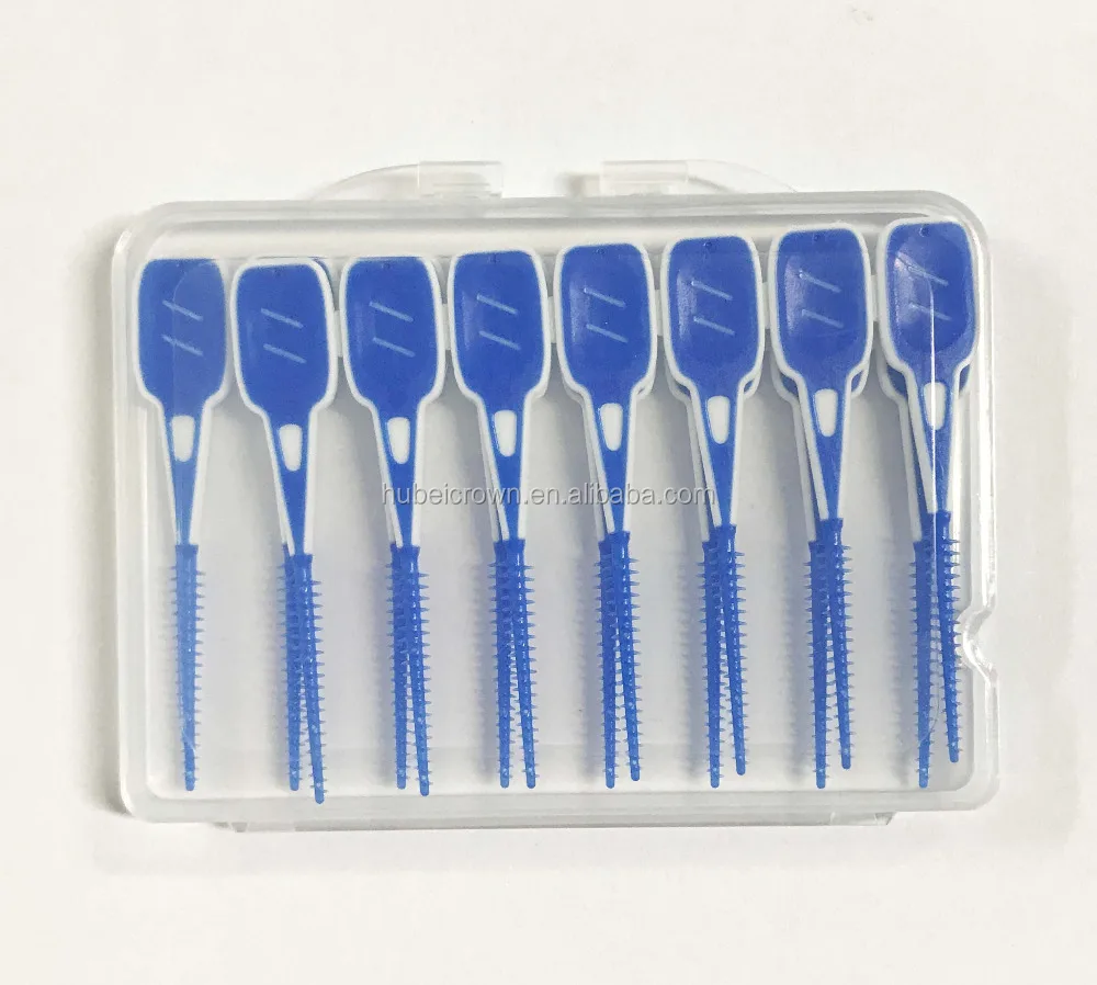 
Professional Rubber bristle Interdental Brush Rubber Handle Toothbrush 