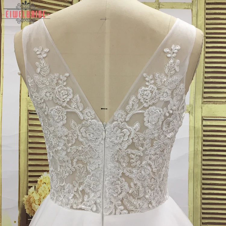 Expensive Beautiful Bridal Dress Lace Open Back Ladies Wedding Dress