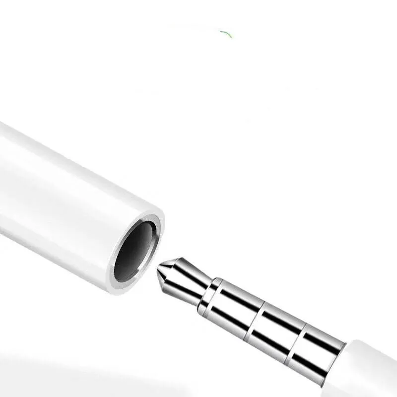 

Audio Adapter For iPhone 7 7plus Headphone Earphone Jack Adapter To 3.5mm Cable Audio Jack Converter, White