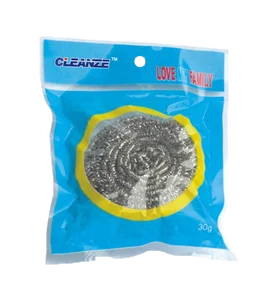 Eco-friendly Metallic Raw Material Steel Scourer/Scrubber