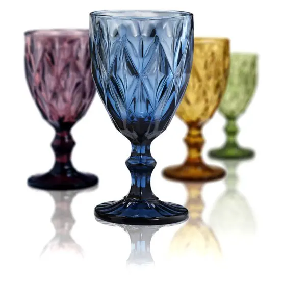 

Water and Soft Drinks Goblets 14 oz, Colorful