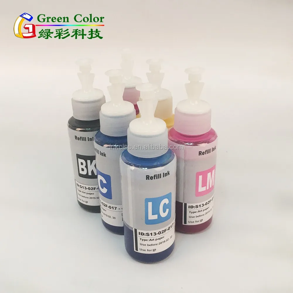 Waterbased Art Paper Pigment Ink Suit For Epson L Series L801/l800/l810