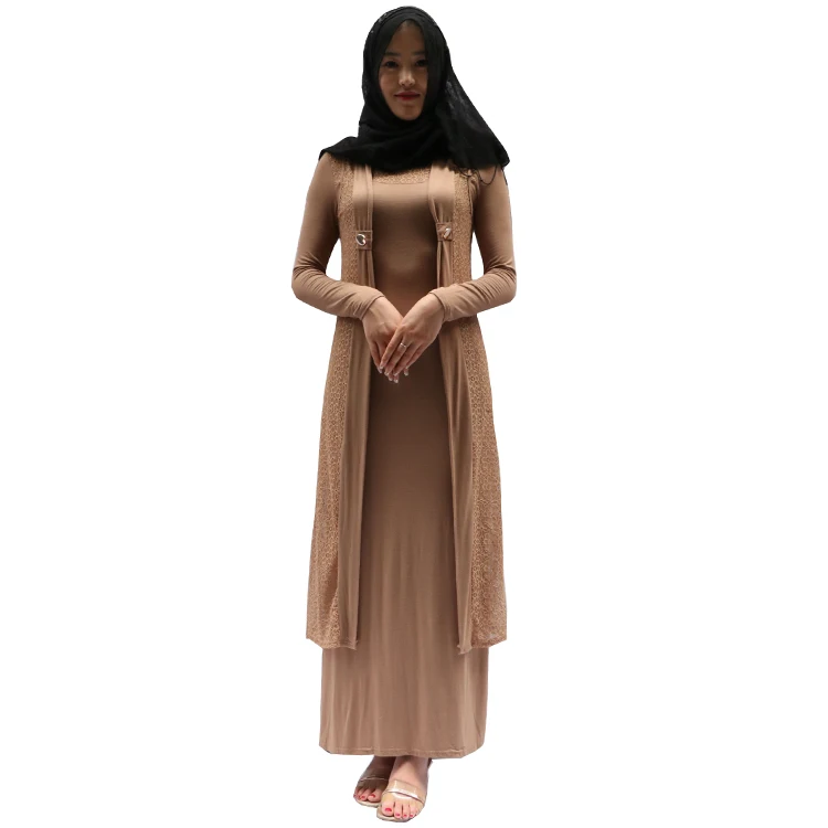 

2018 New Latest Design Dubai Lace Abaya Muslim Dresses, As show