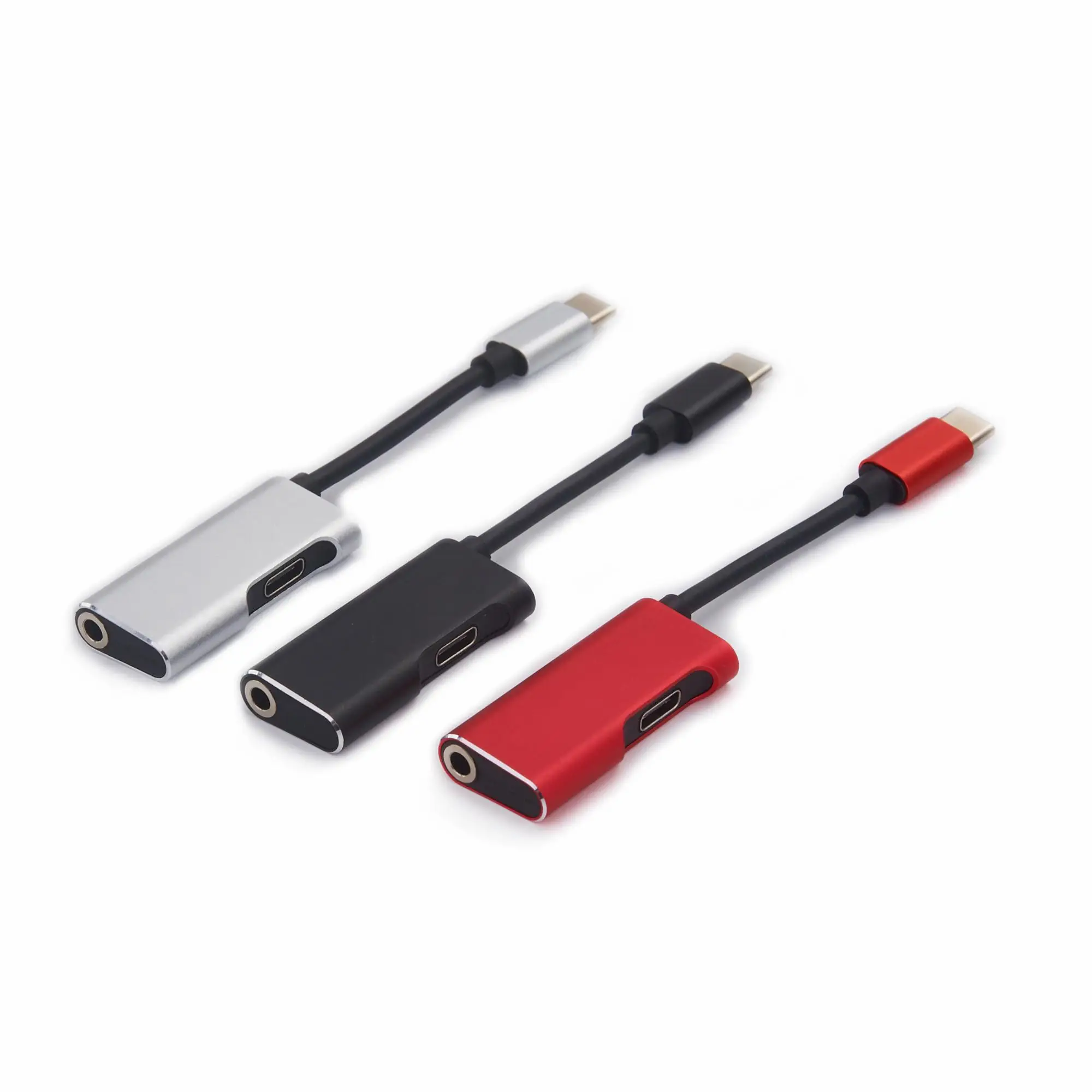 

2 in 1 usb type c to 3.5mm audio adapter fast charger data cable for XIAOMI, HUAWEI,Smartisan, MOTO, Pearl nickel
