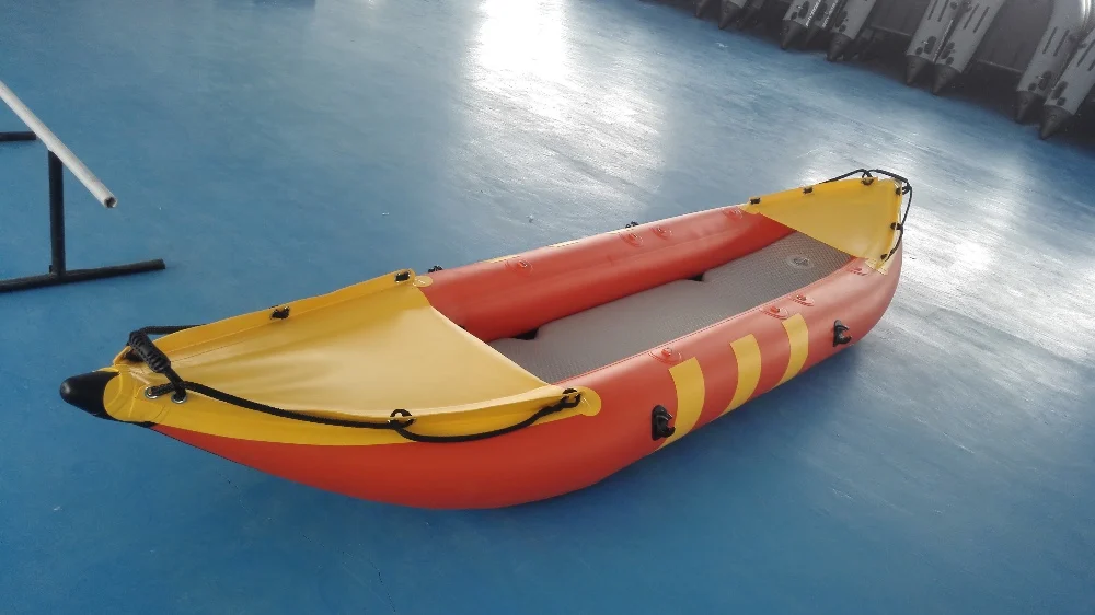 Best Seller Two Seats Pvc Material Drop Stitch Floor Inflatable Kayak