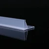 Display shelf strip label holder clip price data strip shelf talker for supermarket