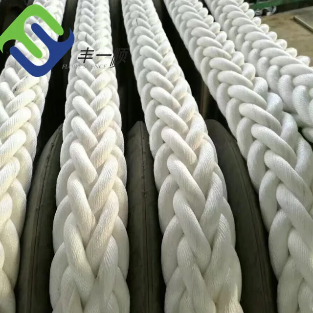 8 Strands Polyester 40mm/48mm/56mm Mooring Rope With CCS Certificate