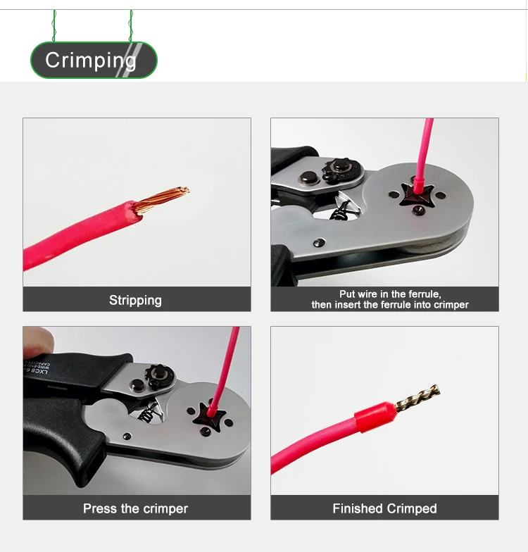 VE4009 Twist on 4 mm Cable Connector Block crimp Kit