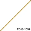 factory price hotsale 1mm Raw thick Brass Box chain