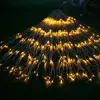 576 LED Waterflow Curtain String Light 3M X 6M Waterfall Fairy Lights 120V 240V