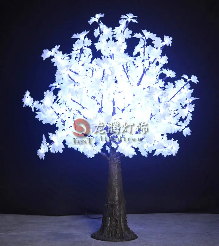 5ft White color cone shapes wedding party decoration led maple tree light