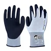 Gardening Essential! 18g Cut Level A2 Safety Work Gloves with Foam Sandy Nitrile Coating on Palm