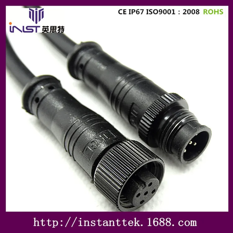 Shenzhen 8 Pin M12 Swivel Electrical Male And Female Silver Circular