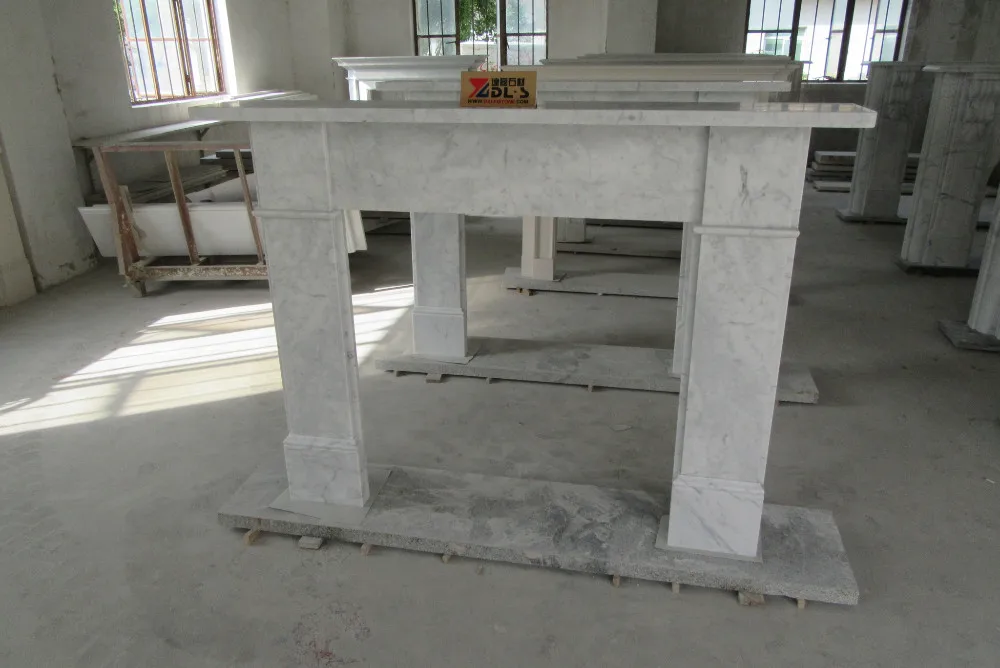 Chimenea De Mármol Blanco De Carrara - Buy Chimenea De Mármol Blanco