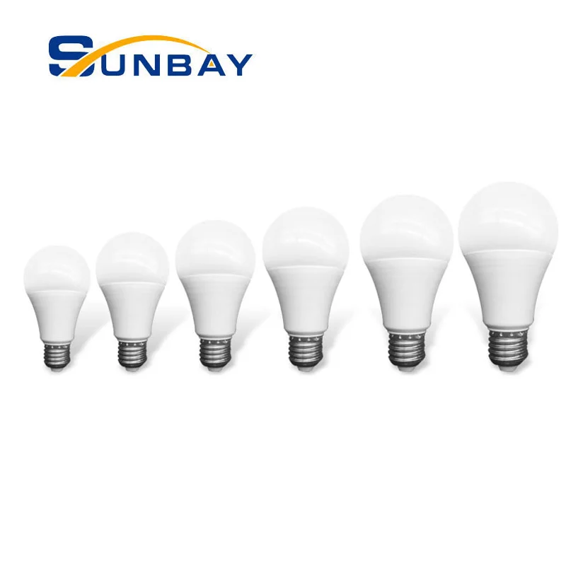 led factory foshan E27 B22 base 3 5 7 9 12 15 18 watt dimmable  led bulb 110lm/w