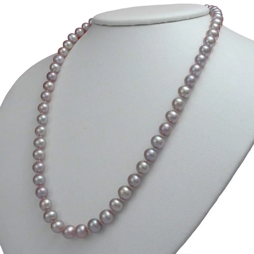 JYX Pearl Necklace Set AA Quality 8mm White Freshwater Cultured Pearl /& Red Coral Beads Necklace and Bracelet Set