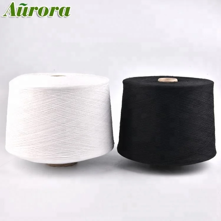 High Quality Bleached Regenerated Cotton Yarn 20/1 Ne20s Cotton Yarn