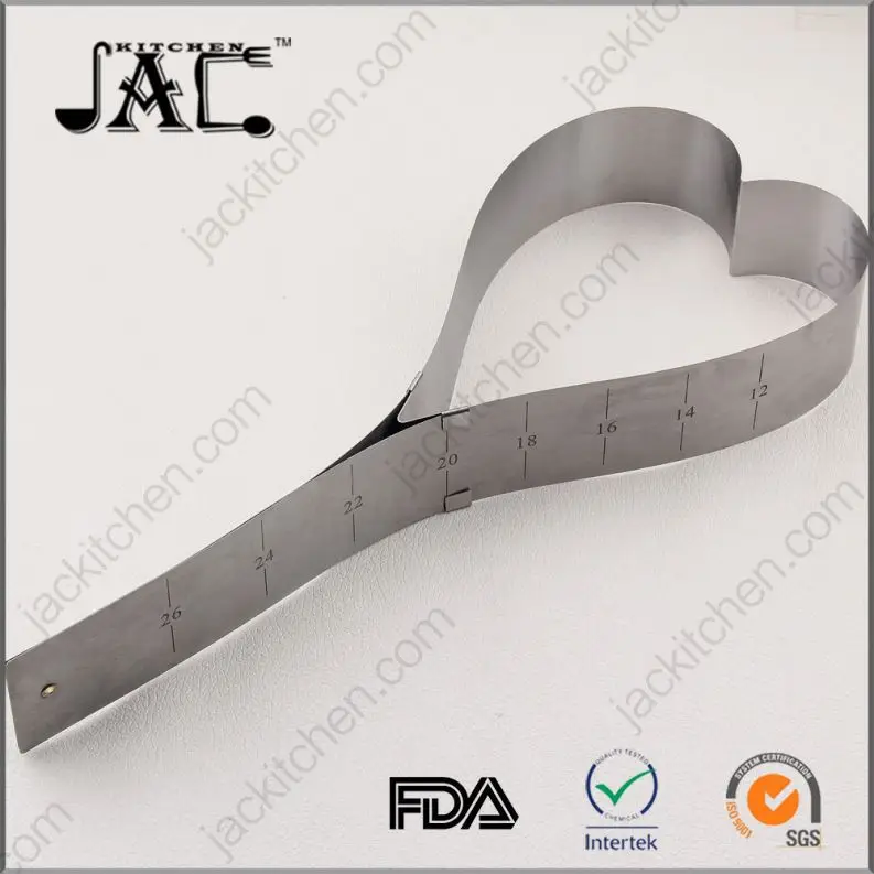 Top Selling Heart Shape Stainless Steel Cake Mold