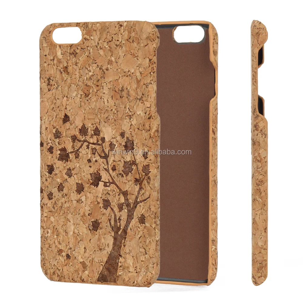 

Online Sale Thin Cork Wood Back Cover Cases for iPhone 6