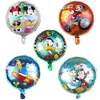 Wholesale 18inch cartoon character Donald Duck Foil Balloon Mickey Balloons For Happy Birthday Party Decoration
