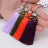LONGJIE factory wholesales new design free samples multi-colors decorative silk tassel for clothing accept custom