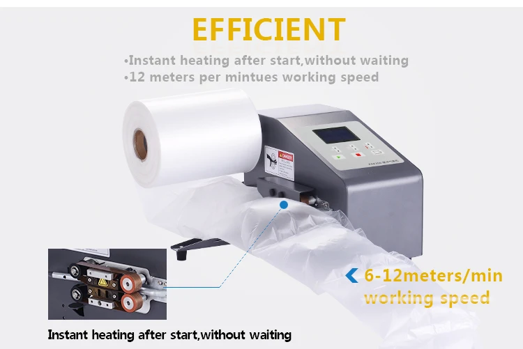 Pak300 300w Power Mini Automatic Air Cushion Machine For Air Cushion