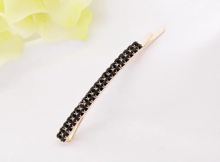 Rhinestone Bobby Pin For Lady Girls Buy Curved Bobby Pins,Rhinestone Hair Bobby Pins,Blonde