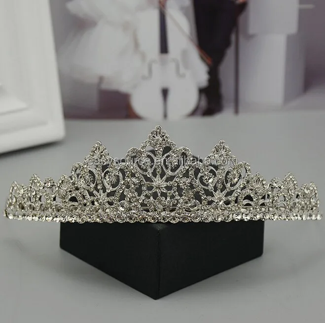 

Customized high quality bulk crystal rhinestone wholesale pageant crowns and tiaras