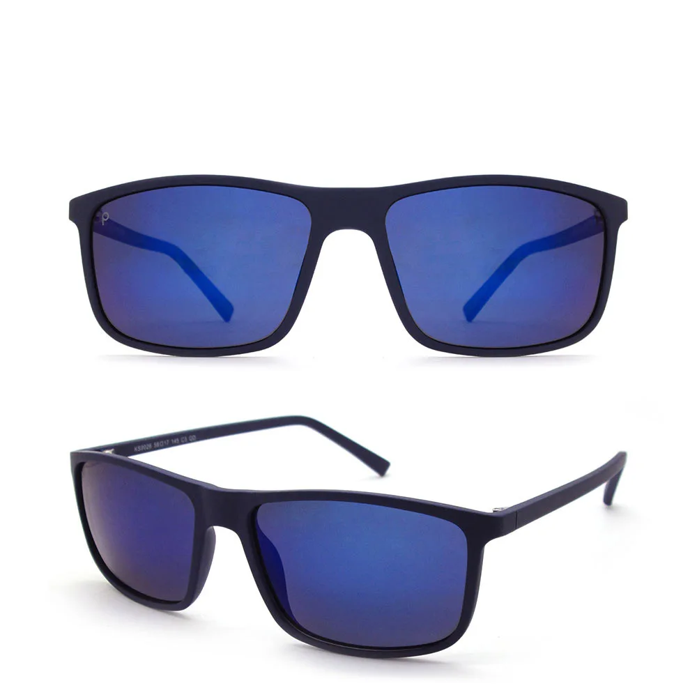 

KS9026 Fashion Masculino Style TR90 Polarized Lens Custom Rubber Eyes Sunglasses Oculos Lentes Gafas De Sol Sun Glasses for Mens