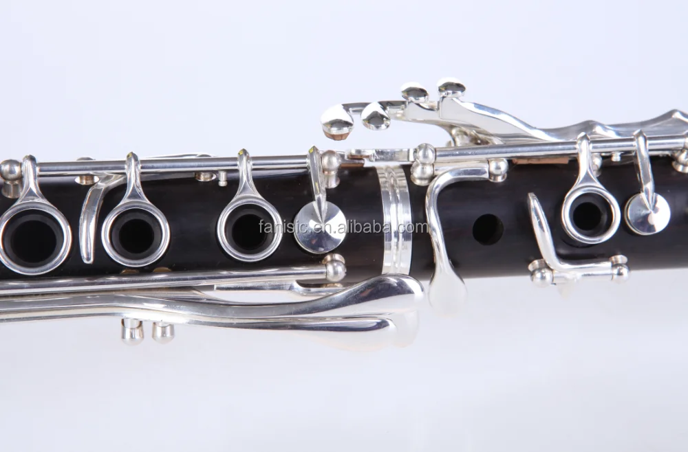 Ebony body clarinet 17key silver plated