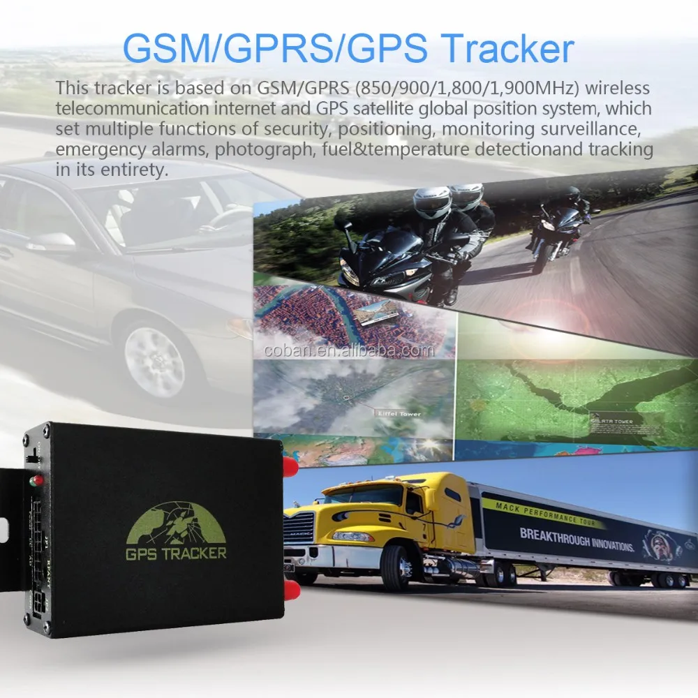 Vehicle Gps Tracker With Speed Limiter Alarm With Over Speed Control
