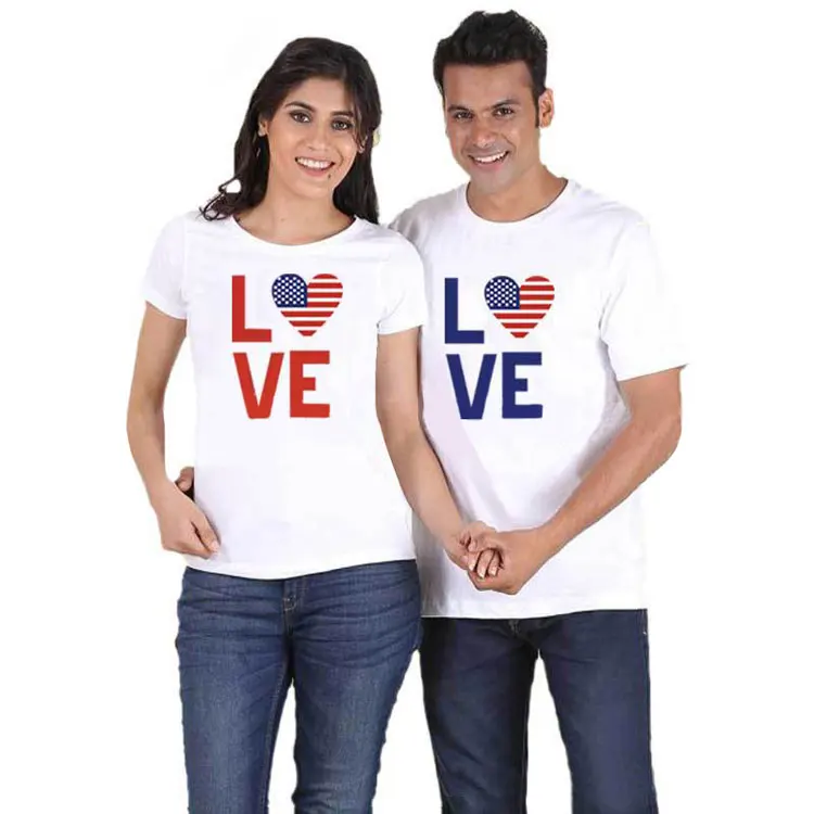 

Women men valentines day gifts summer couple matching shirt
