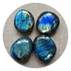High quality natural freeform Crystal Labradorite Polished Palm Stones for sale