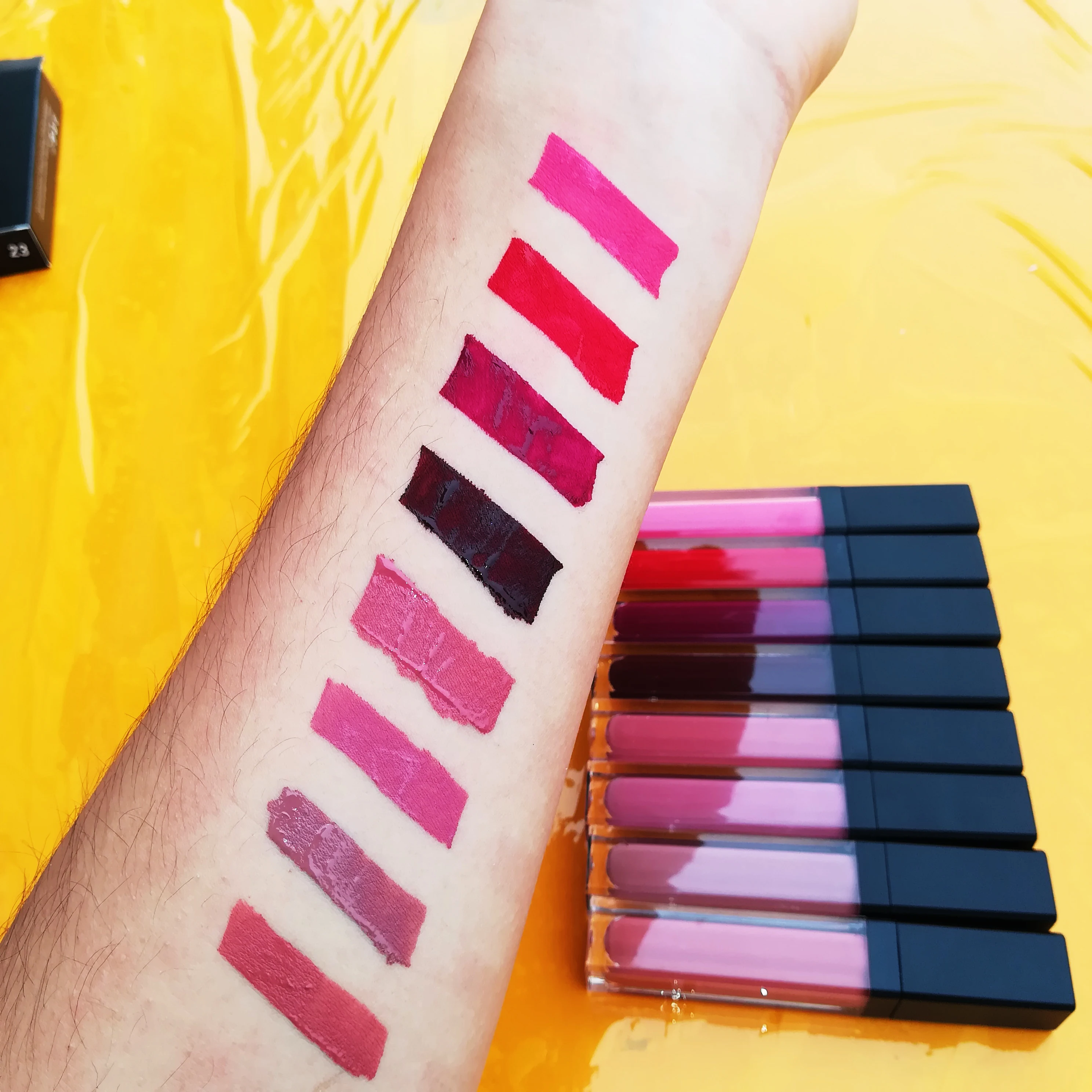 

High Quality Waterproof Custom Logo Long Lasting Mate Liquid Lipstick