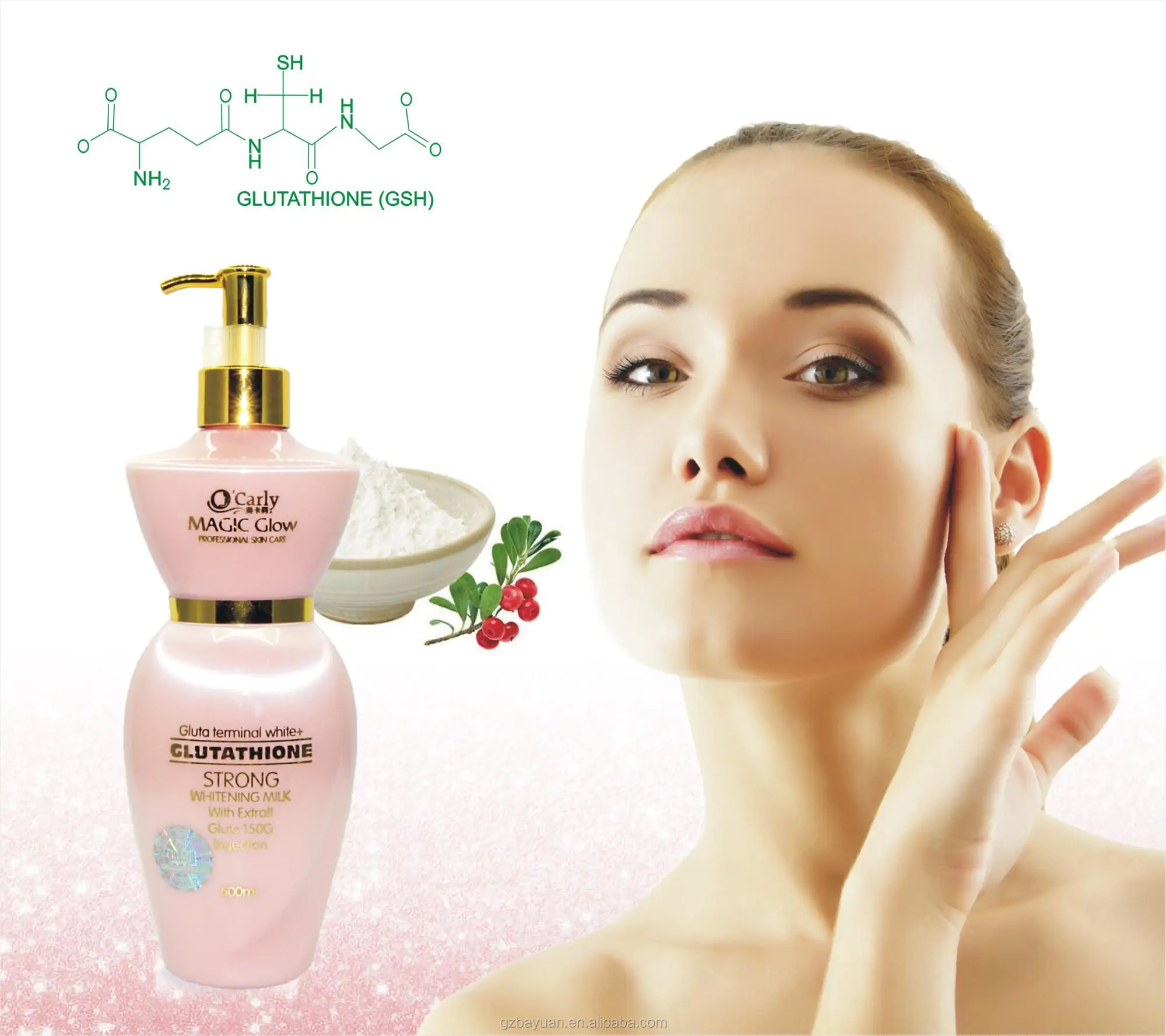 

O'Carly Skin Care Magic Glow Body Lotion Super Lightening Contains Gluta Strong Whitening Body Cream