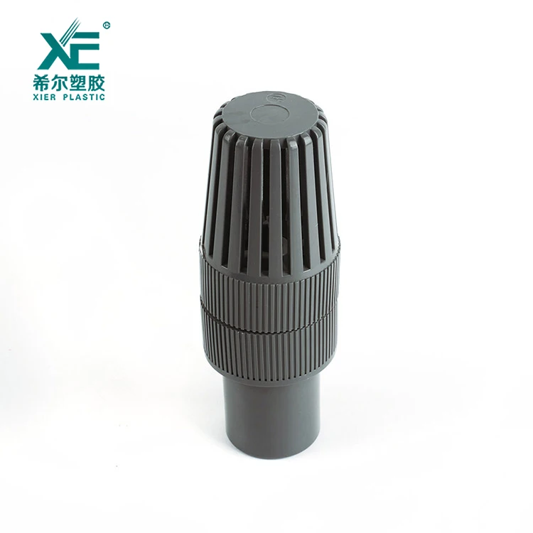 Factory direct good price competitive plastic pvc threaded foot valve
