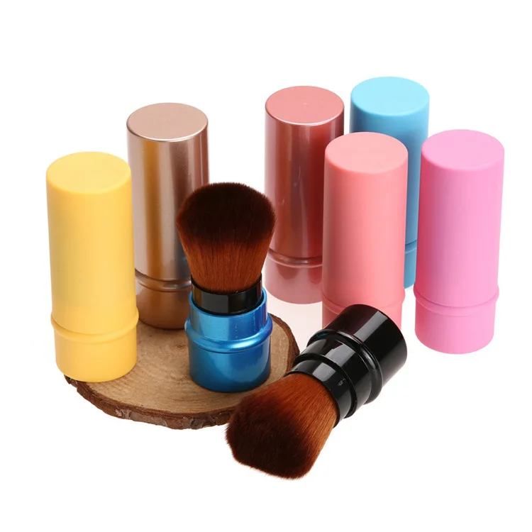 

Professional Retractable Makeup Brushes Foundation Powder Loose Powder Blush Multifunctional Make Up Brush