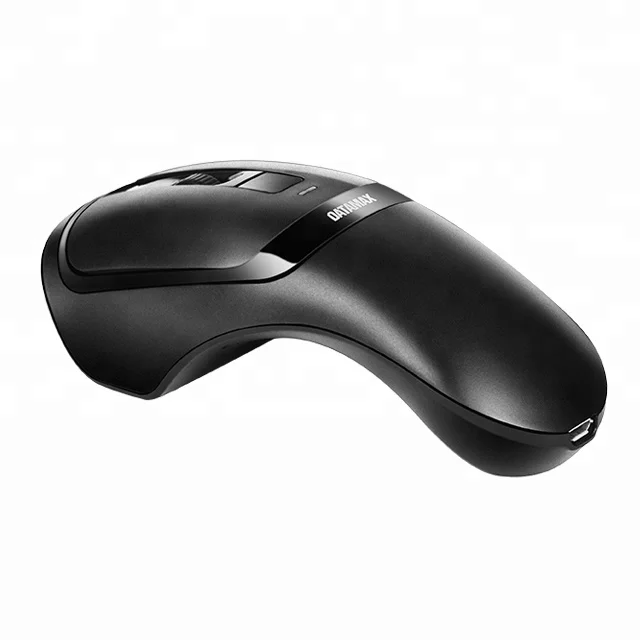 

2018 new fashion 2D 2.4G wireless mouse scanner with micro usb interface, Black/white