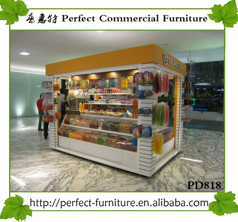 Best Selling Acrylic Box Candy Kiosk Display Rack Design Nuts Kiosk