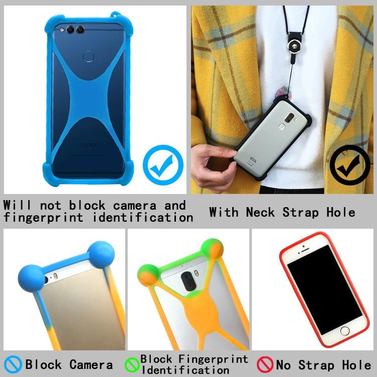 Customizable Logo Universal Phone Cases Universal Silicone Phone Case