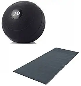 Buy Golds Gym 20 Lb Slam Ball With 36 X 78 Equipment Mat In