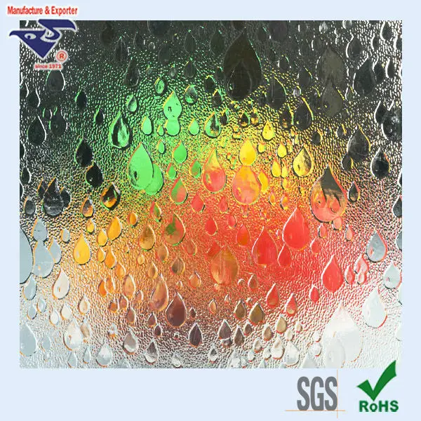 Pattern GPPS plastic Sheet to replace glass folding shower screen