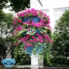 light pole flower pot with flower pot Planter