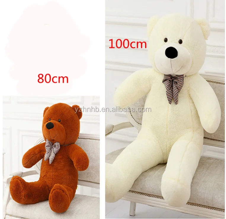 Big Teddy Bear Soft Plush Toys Cute Sweet Tie Sweater Stuffed Kid Doll Gift 80CM 