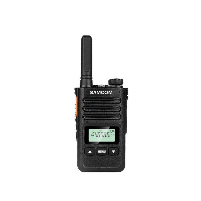 

SAMCOM CP-145 Portable Walkie Talkie Shatterproof 1500mAh Lithium-ion 2W Mobile Mini Two Way Radio, Black