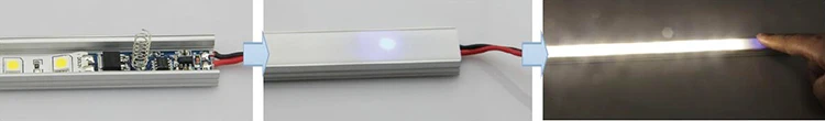Aluminum LED Profile Sensor Switch,manual switch touch dimmer