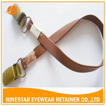 Leather Hat Strap Retainer Cord String Flat Leather Clip Cap - Buy ...