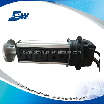 Bw Hidden Pop Up Kitchen Countertop Outlet Table Top Electric