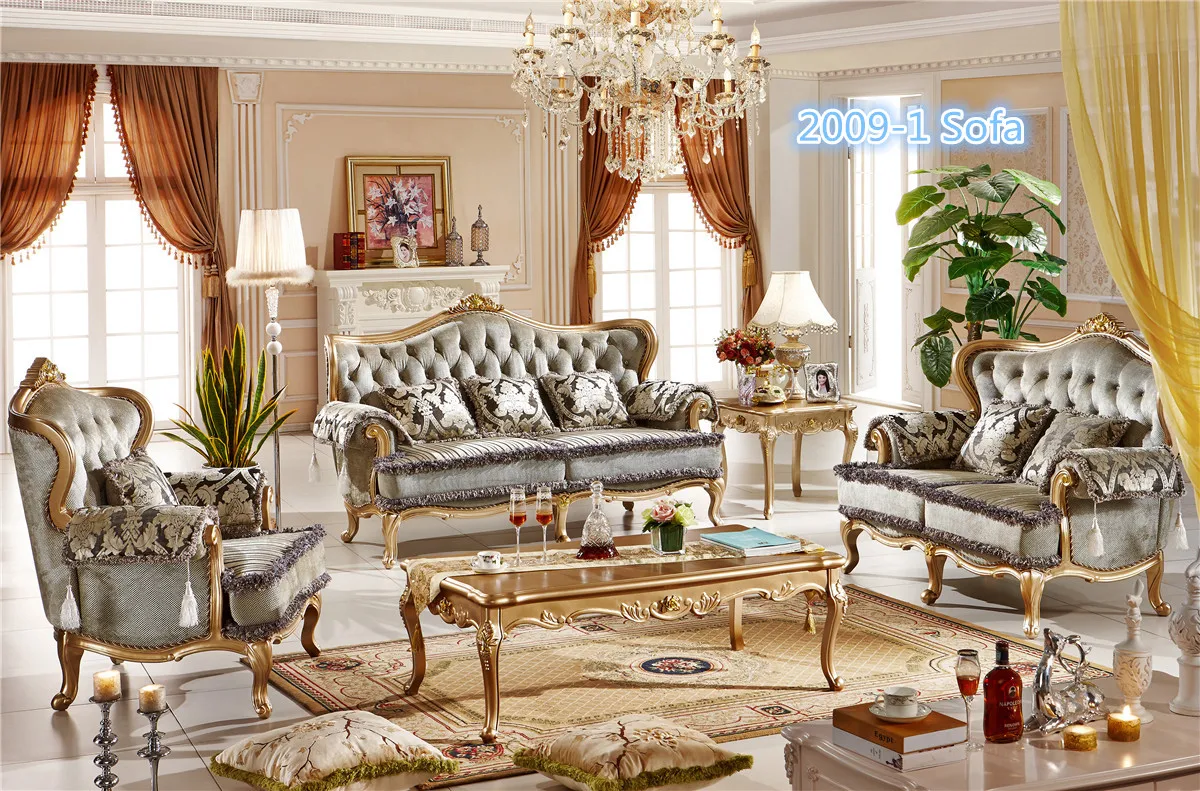 Antique Style Living Room Sofas 7 Seats For Living Room Furniture - Buy ...