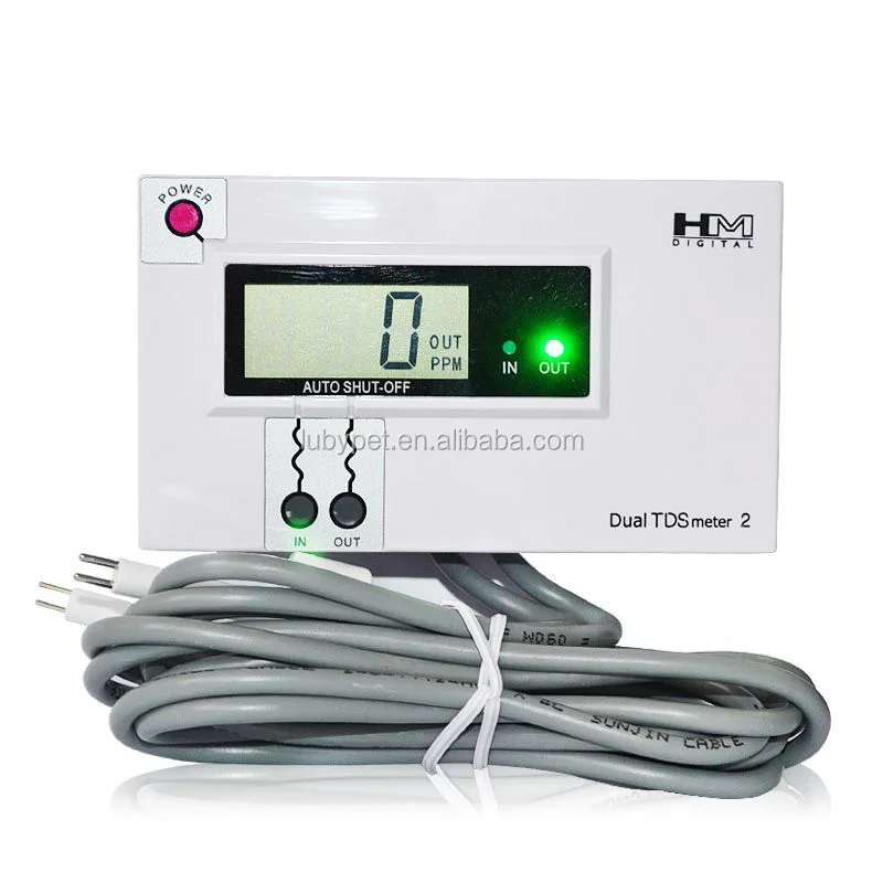 

HM Digital DM-2 Commercial In-Line Dual TDS meter for industrial systems